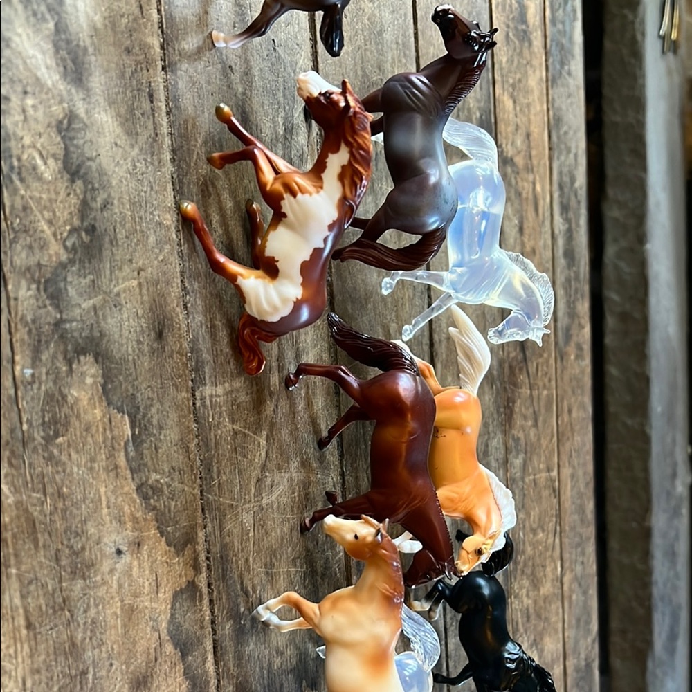 Set of 11 Breyer Miniature Horses